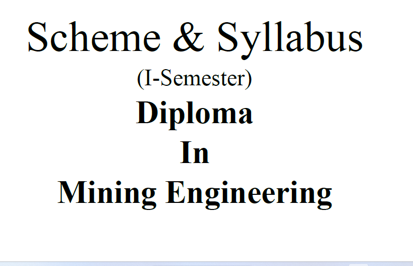 Mining Diploma