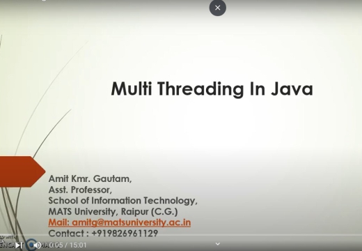 Multi Threading in Java